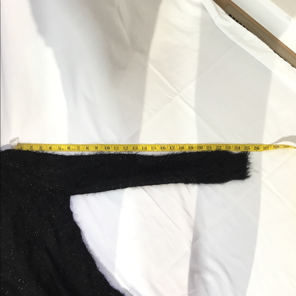 Apt 9 Open Front Cardigan Black And Silver Nwot - image 4